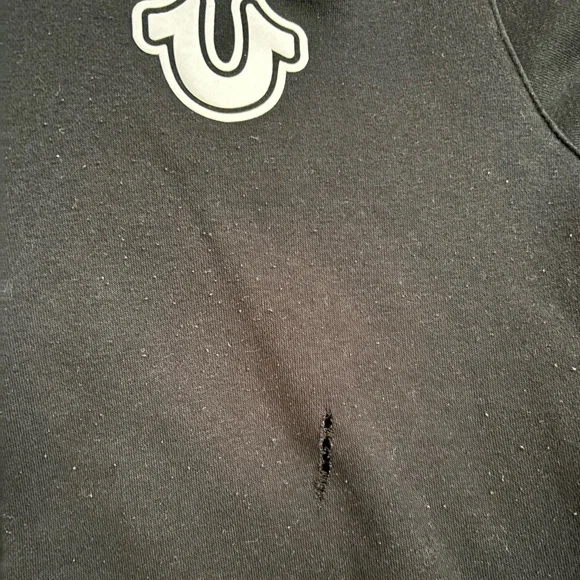 Black True Religion Zip Up Hoodie - Picture 4 of 4